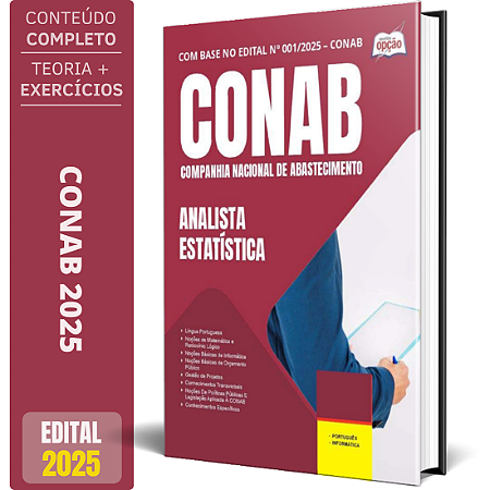 Apostila CONAB 2025 - Analista - Estatística