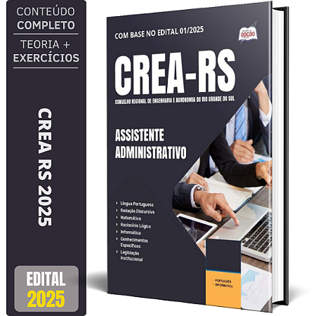 Apostila CREA RS 2025 - Assistente Administrativo