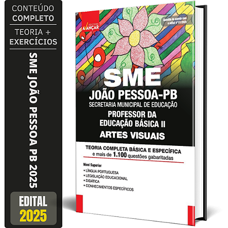 Apostila Sme João Pessoa Pb 2025 - Professor 2 - Artes Visuais