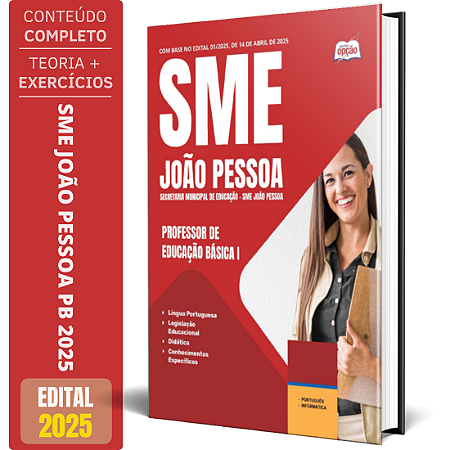 Apostila SME João Pessoa 2025 - Professor de Educação Básica I