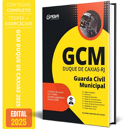 Apostila Prefeitura de Duque de Caxias RJ - Guarda Civil Municipal