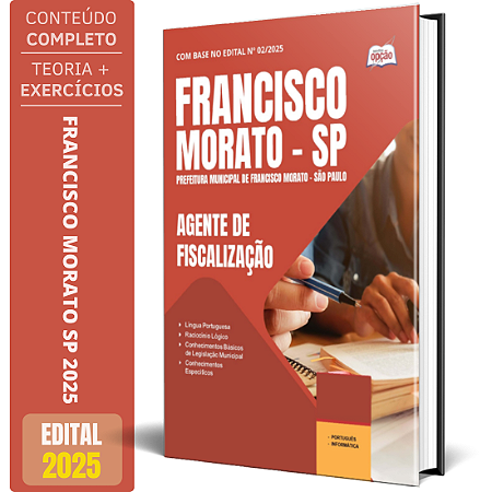 Apostila Francisco Morato SP 2025 - Agente de Fiscalização