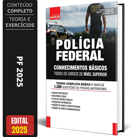 Apostila Polícia Federal Pf 2025 - Cargos Nível Superior