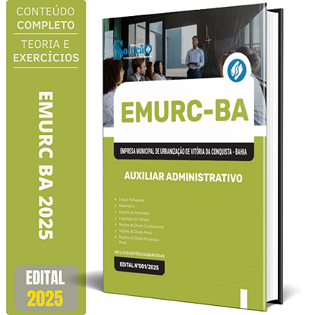 Apostila EMURC 2025 - Auxiliar Administrativo