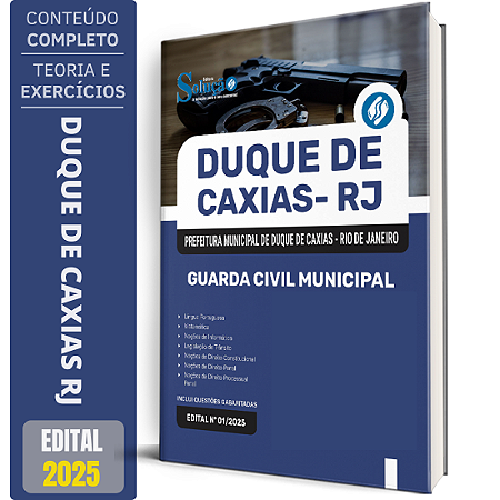 Apostila Duque de Caxias RJ 2025 - Guarda Civil Municipal