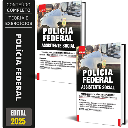 Apostila Polícia Federal 2025 - Assistente Social