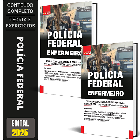 Apostila Polícia Federal 2025 - Pf - Enfermeiro