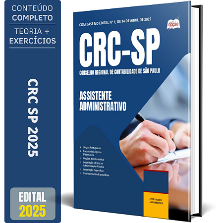 Apostila CRC SP 2025 - Assistente Administrativo