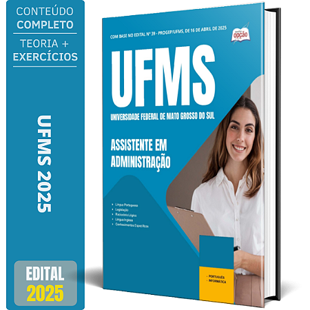 Apostila UFMS 2025 - Assistente em Administração