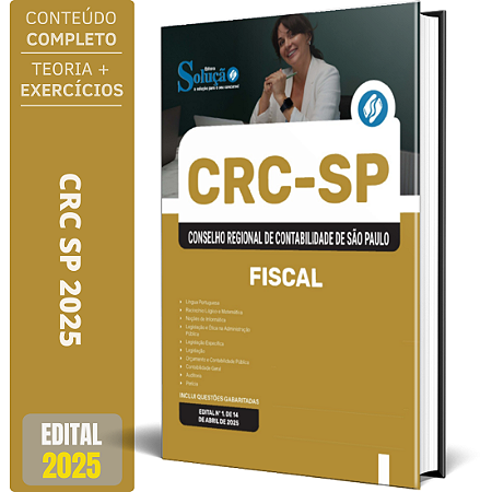 Apostila Concurso CRC SP 2025 - Fiscal