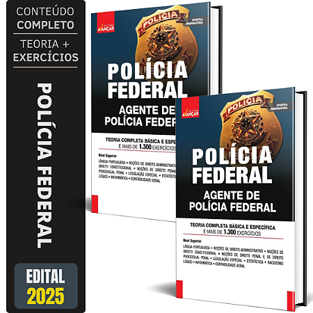 Apostila Policia Federal 2025 - Pf - Agente De Polícia Federal