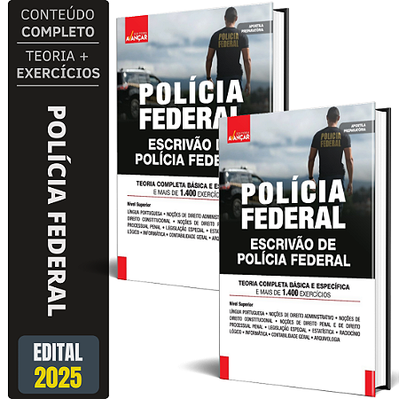 Apostila Policia Federal 2025 - Pf - Escrivão De Polícia Federal