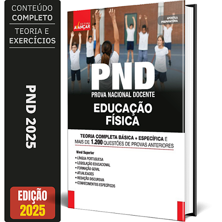 Apostila PND 2025 - Professor de Educação Física - Prova Nacional Docente