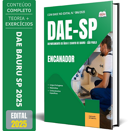 Apostila DAE Bauru 2025 - Encanador