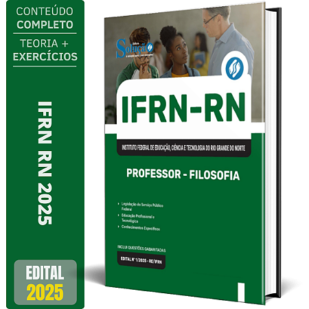 Apostila IFRN 2025 - Professor - Filosofia