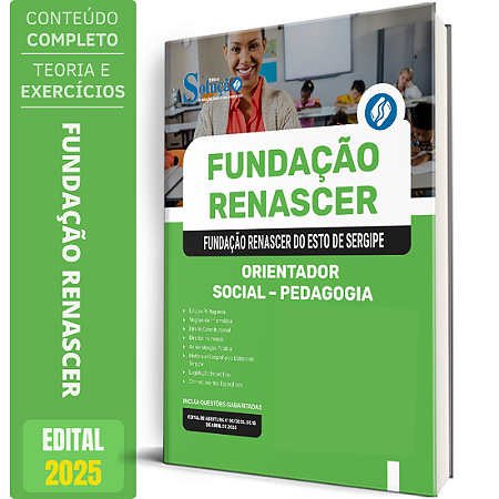 Apostila Fundação Renascer 2025 - Orientador Social - Pedagogia