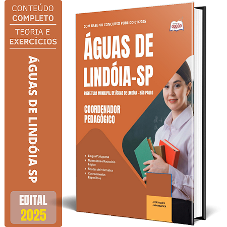 Apostila Prefeitura de Águas de Lindóia SP 2025 - Coordenador Pedagógico