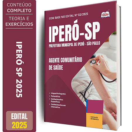 Apostila Prefeitura de Iperó SP 2025 - Agente Comunitário de Saúde