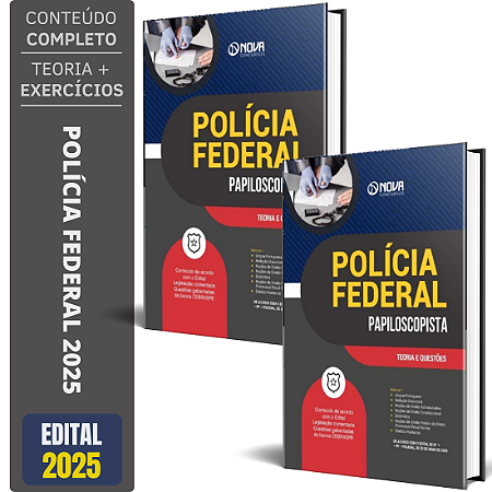 Apostila PF 2025 - Papiloscopista Policial Federal