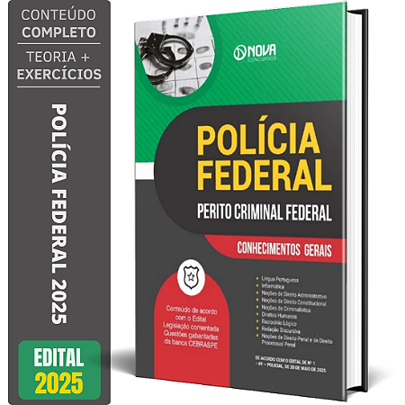 Apostila PF 2025 - Perito Criminal Federal - Conhecimentos Gerais