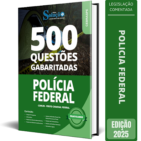 Caderno de Questões Polícia Federal (PF) - Comum - Perito Criminal Federal - Questões Gabaritadas