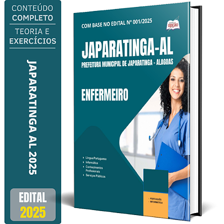 Apostila Prefeitura de Japaratinga AL 2025 - Enfermeiro