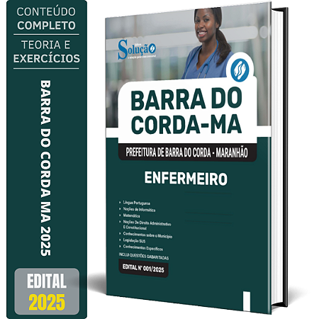 Apostila Prefeitura de Barra do Corda MA 2025 - Enfermeiro