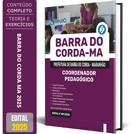 Apostila Prefeitura de Barra do Corda MA 2025 - Coordenador Pedagógico