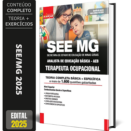 Apostila Concurso SEE MG 2025 - Analista - Terapeuta Ocupacional