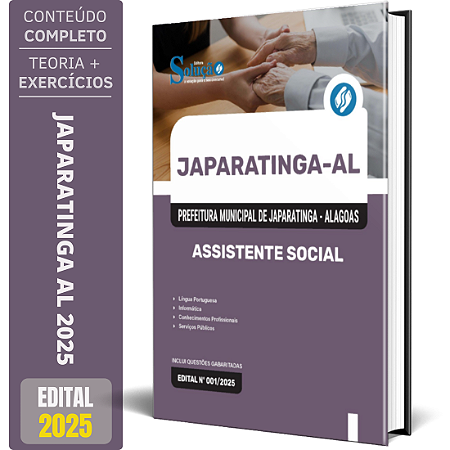 Apostila Prefeitura de Japaratinga AL 2025 - Assistente Social