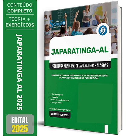 Apostila Prefeitura de Japaratinga - AL 2025 - Professor I de Educação Infantil e Creche e Professor I de Anos Iniciais