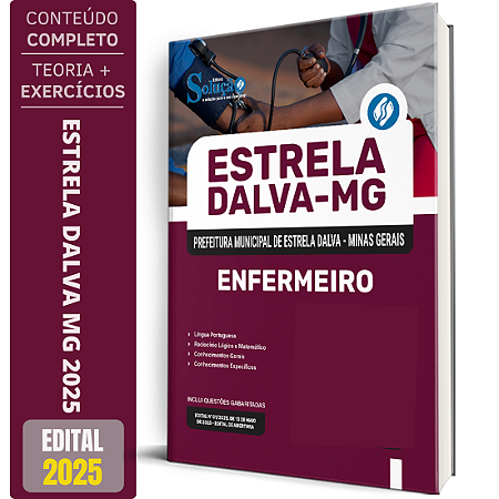 Apostila Prefeitura de Estrela Dalva MG 2025 - Enfermeiro