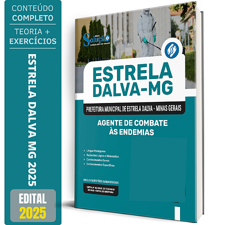 Apostila Prefeitura de Estrela Dalva MG 2025 - Agente de Combate às Endemias
