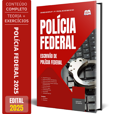 Apostila Polícia Federal (PF) 2025 - Escrivão de Polícia Federal