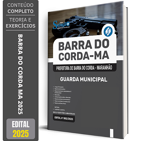 Apostila Prefeitura de Barra do Corda MA 2025 - Guarda Municipal
