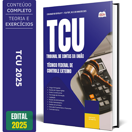 Apostila TCU 2025 - Técnico Federal de Controle Externo