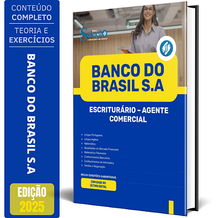 Apostila Banco do Brasil 2025 - Escriturário - Agente Comercial