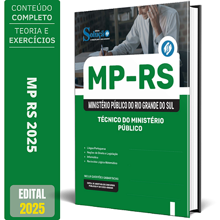 Apostila MP RS 2025 - Técnico do Ministério Público