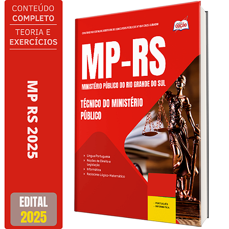 Apostila MP RS 2025 - Técnico do Ministério Público