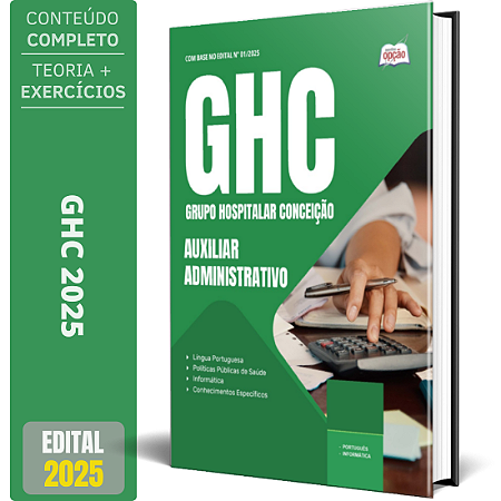 Apostila GHC 2025 - Auxiliar Administrativo