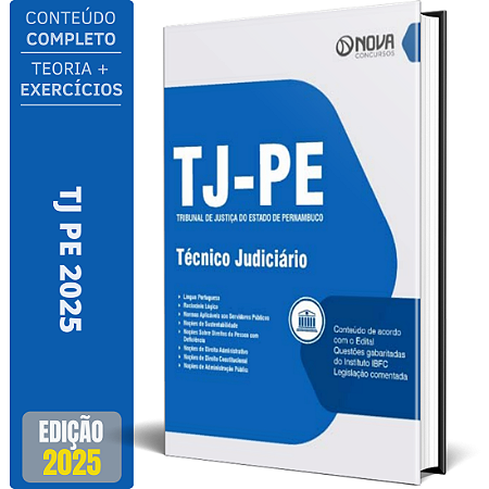 Apostila TJ PE 2025 - Técnico Judiciário