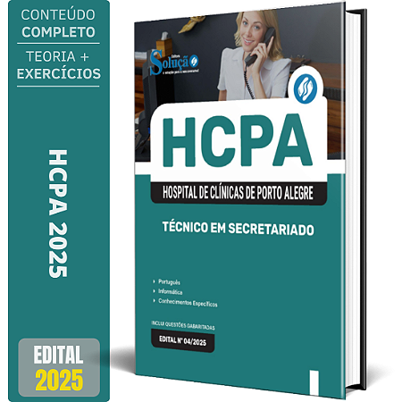 Apostila HCPA 2025 - Técnico em Secretariado