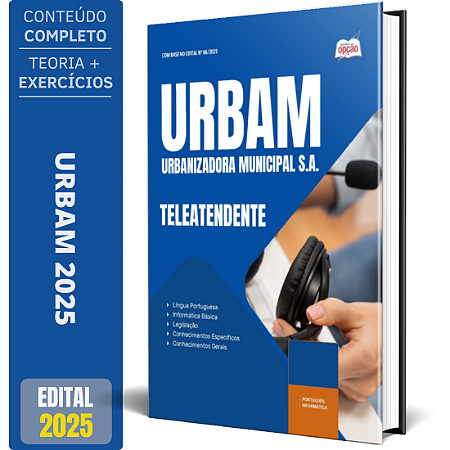 Apostila URBAM 2025 - Teleatendente