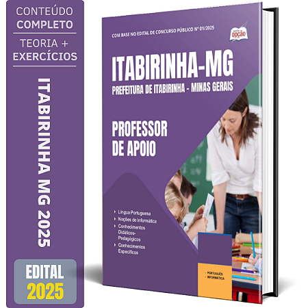 Apostila Prefeitura de Itabirinha MG 2025 - Professor de Apoio