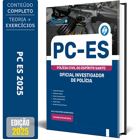 Apostila PC ES 2025 - Oficial Investigador de Polícia