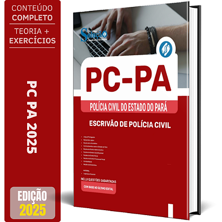 Apostila Concurso PC PA 2025 - Escrivão de Polícia Civil