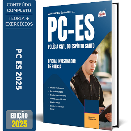 Apostila PC ES 2025 - Oficial Investigador de Polícia