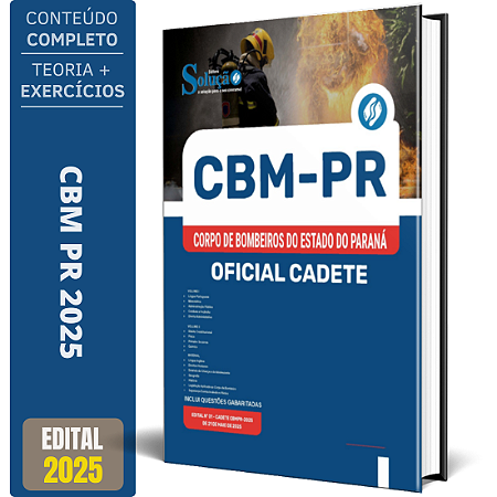 Apostila Concurso CBM PR 2025 - Oficial Cadete