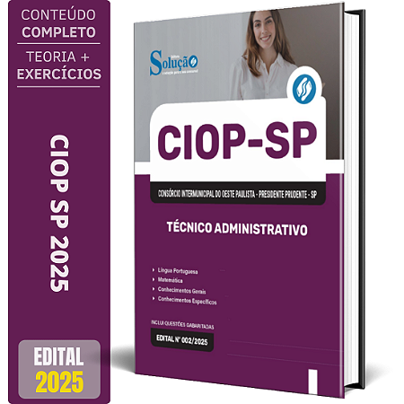 Apostila CIOP 2025 - Técnico Administrativo