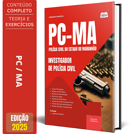 Apostila PC MA 2025 - Investigador de Polícia Civil